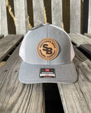 Southern Bred Apparel Company Natural Leather Logo Patch Richardson 112PL R-Flex Cap (2 Colors)