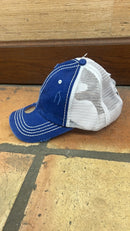 Crisscross Ponytail Royal Blue 019 Cap