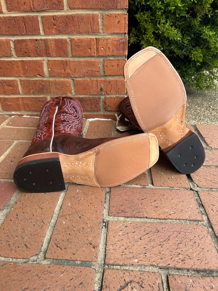 Men's Anderson Bean 13 Inch Shaft Mike Tyson Bison Square Toe Boots