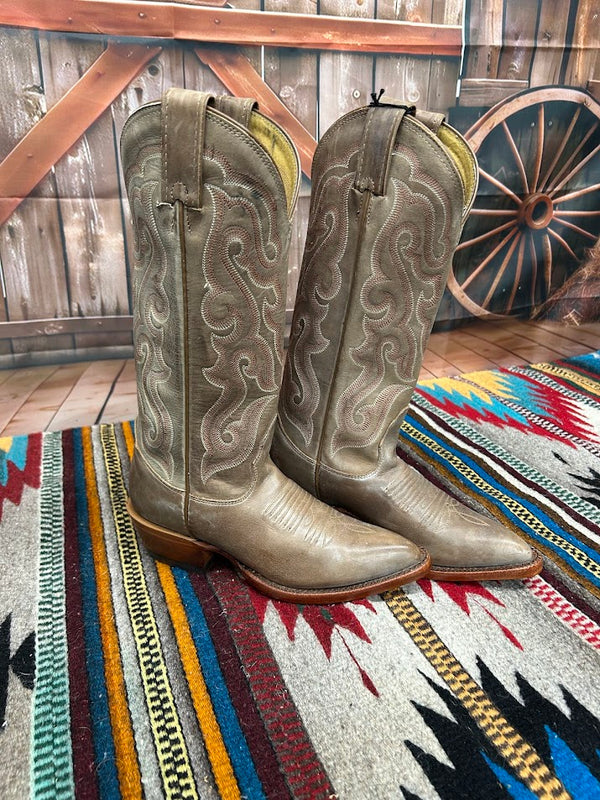 Nocona A703201303 Tan Vintage Snip Toe Boot *CLOSEOUT*