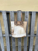 Top Notch Accessories 3063AT Grey Multi Cowhide and Leather Concealed Carry Tote