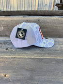 Southern Bred “Big Beefy Boy” Richardson 112PFP Adjustable Snap Back Cap In Blizzard Duck Camo
