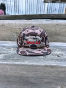 Bark Duck Camo Richardson cap with 'Southern Bred Apparel Co. Oxford, MS 
Front View