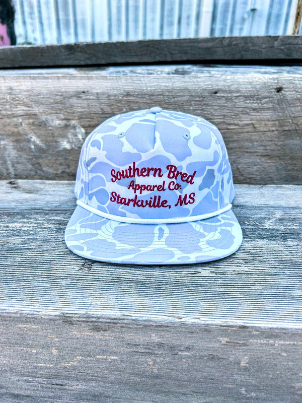 Southern Bred Apparel Co Starkville, MS Richardson 256P Blizzard Duck Camo Cap