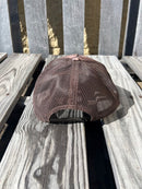 Old School Bark Duck Camo Leather Buck Patch Richardson 112 Cap Woven/Knitted Construction
Adjustable Snapback Back view