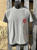 Mississippi Cattle Company MSCATTLESS-GRYPKT Grey Short Sleeve Comfort Color with Pocket T-Shirt