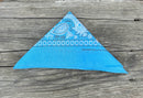 Sky Blue bandana with a classic paisley pattern. 