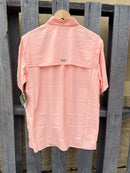Drake DPF1170-PPL Flyweight Peach Pearl Short Sleeve Shirt