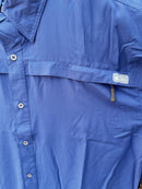 Drake DPF1170-MEB Flyweight Medieval Blue Short Sleeve Shirt