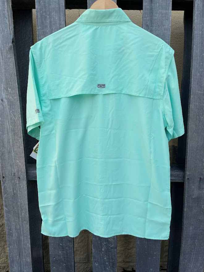 Drake DPF1170-BCH Flyweight Beach Glass Short Sleeve Shirt