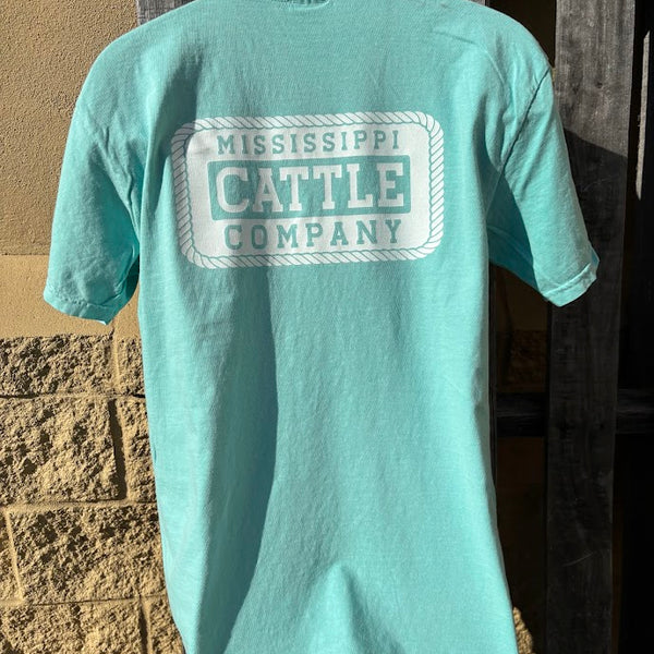 Mississippi Cattle Company MSCATTLESS-ChMPKT Chalky Mint Short Sleeve
