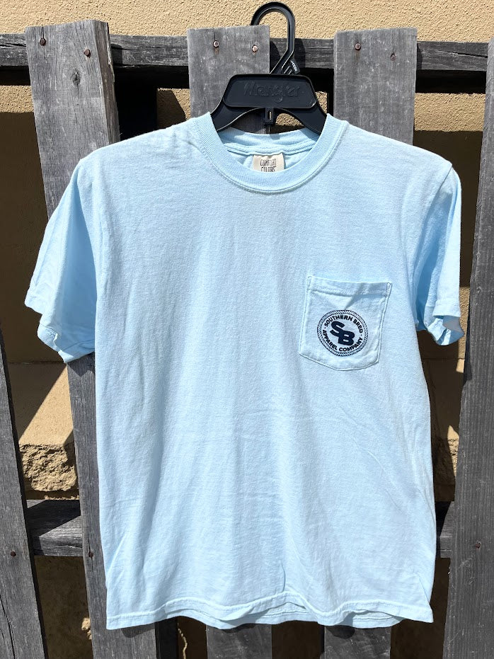 Southern Bred Apparel Co. “Longhorn" Comfort Color Pocket T-Shirt (5 Colors)