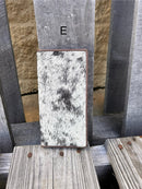 Top Notch Accessories 220CF Coffee Cowhide Hair-On All Over Leather Wallet