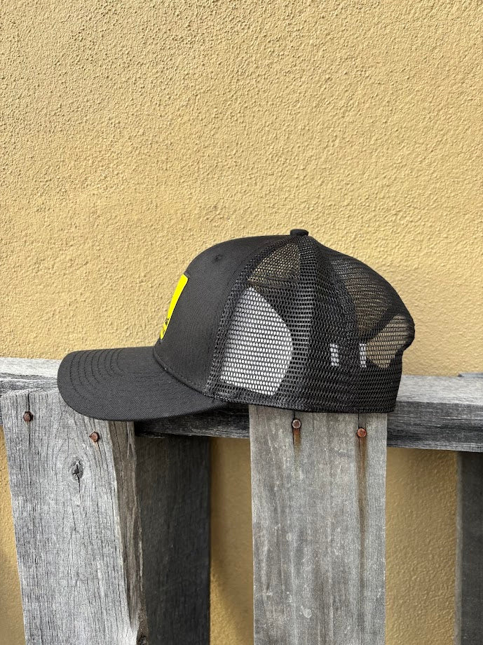 Don't Tread on Me Patch HW-DTM-BLK Black Snap Back Trucker Cap