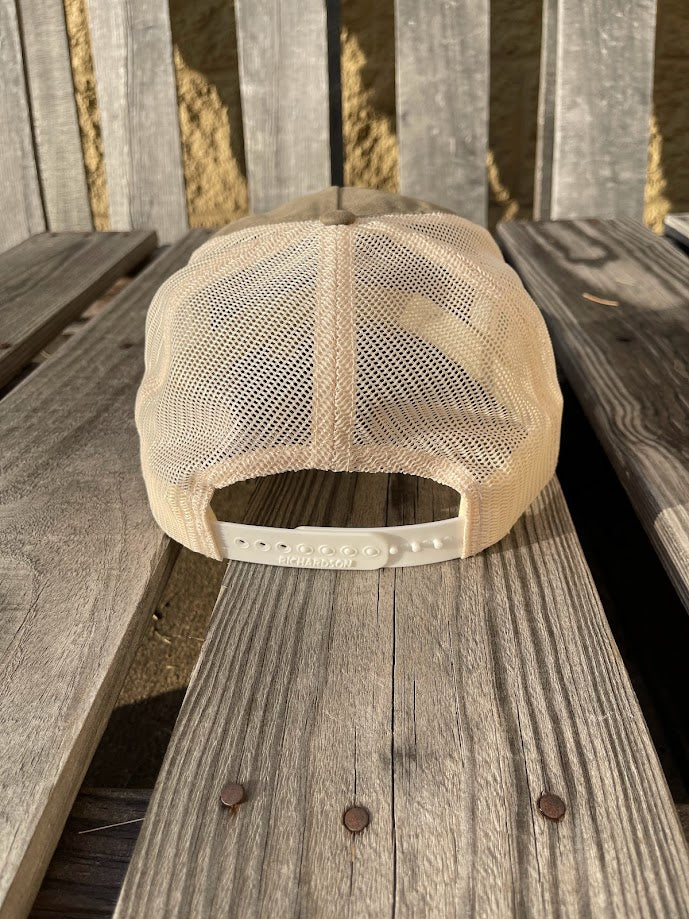 Southern Bred Apparel Company "Delta #14" Richardson 939 Snap Back Cap Light Loden/Sand Clearance