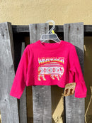 Baby/Toddler Girl's Wrangler 112344421 Graphic Aztec Print Bison Long Sleeve Red T-Shirt  *CLOSEOUT*