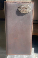 Zep-Pro University of Florida Gators Brown “Crazy Horse” Leather Tall Wallet