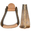 Jerry Beagley S50-3 Rawhide Stirrups 3"