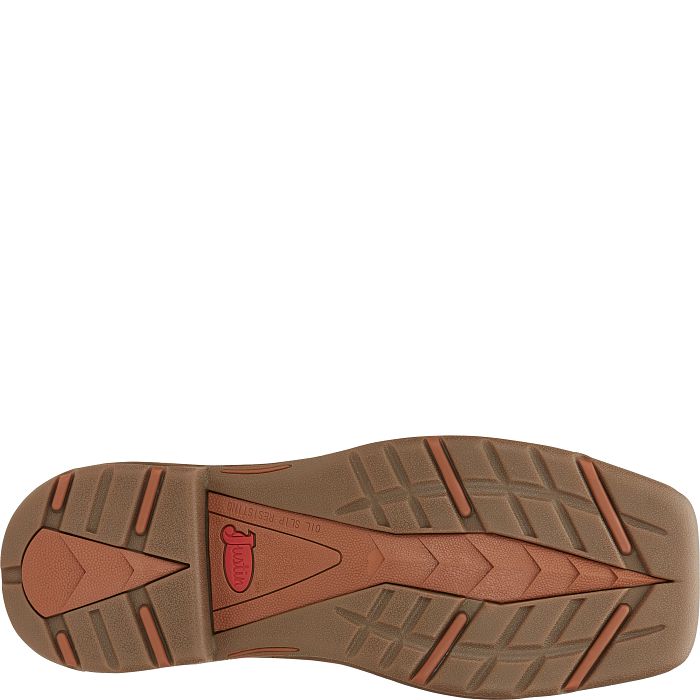 Justin SE4331 Men's 11" Rush Saddle Tan Waterproof Steel Toe Boots