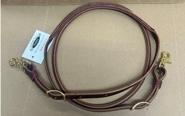 Hilltop Tack Supply H-500R-OD Roping Rein 3/4" x 7' Oil Dipped