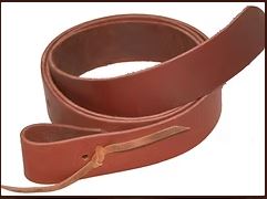 Hilltop Tack Supply L-903T 1 1/2" x  6' Latigo Cinch Tie Strap