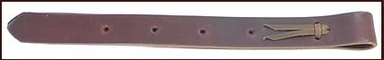 Hilltop Tack Supply L-921 Burgundy Latigo Single Ply Off Billet