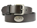 Zep-Pro Louisiana State University Tigers Brown Leather Belt