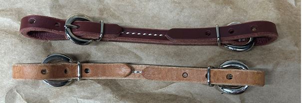 JB LTHR CURB Leather Curb Strap Assorted