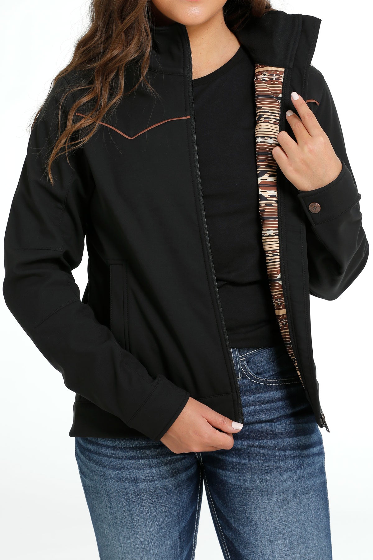 Women's Cinch MAJ9849001 Black Western Bonded Jacket  *CLOSEOUT*
