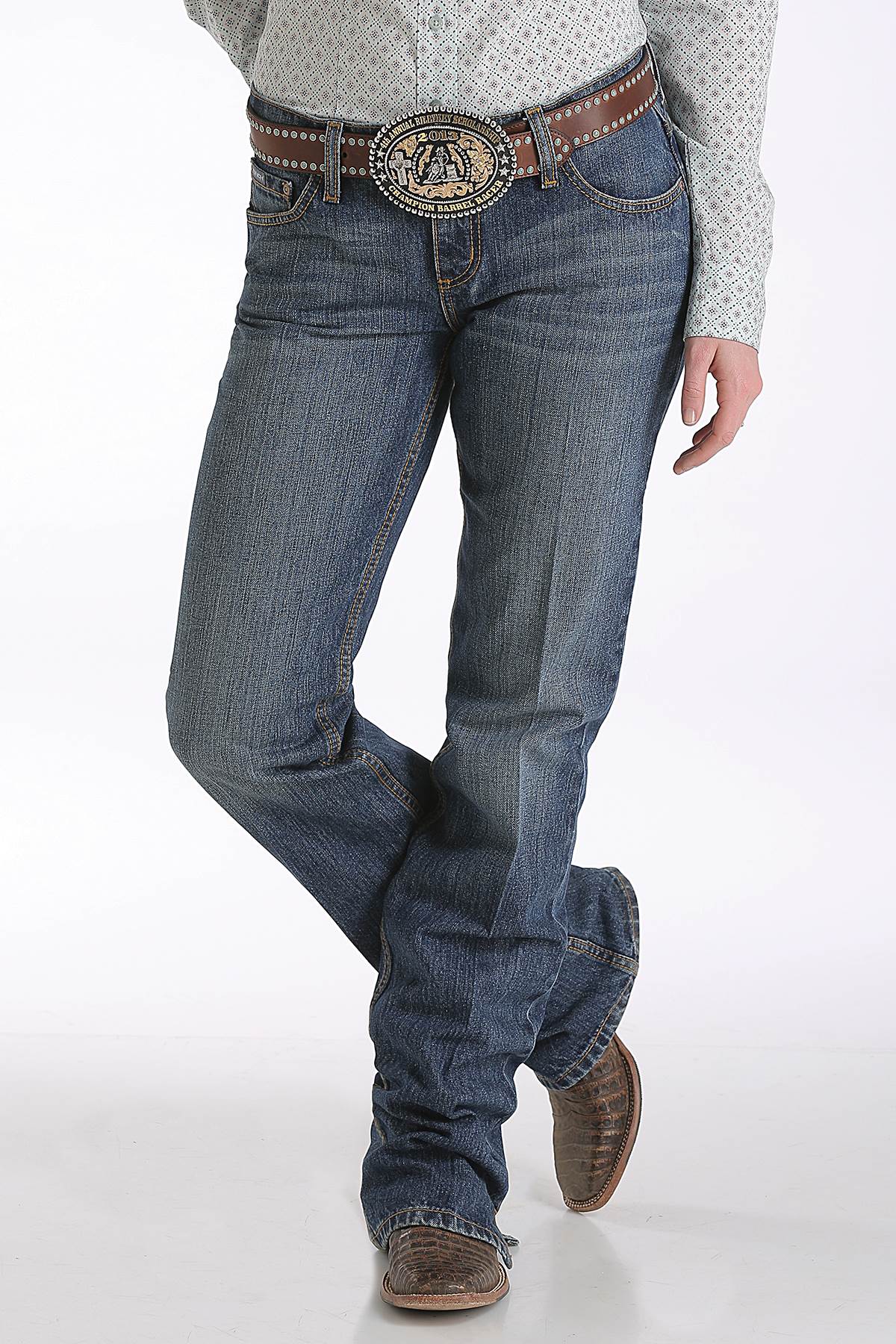 Women's Cinch MJ81253071 Kylie Mid-Rise Boot Cut Jeans *CLOSEOUT*