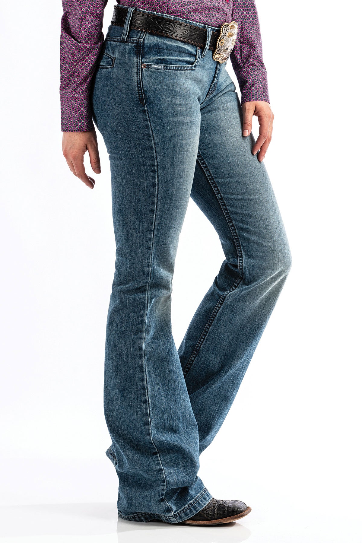 Women's Cinch MJ81454072 Lynden Moderate Rise Slim Fit Trouser *CLOSEOUT*