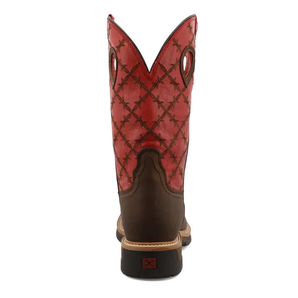 Men's Twisted X MLCA005 12" Western Work Alloy Toe Boot *Closeout*