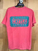 Mississippi Cattle Company MSCATTLESS-21 Watermelon Short Sleeve Comfort Color T-Shirt
