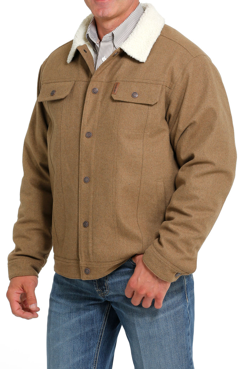 Men's Cinch MWJ1074007 Brown Concealed Carry Trucker Jacket