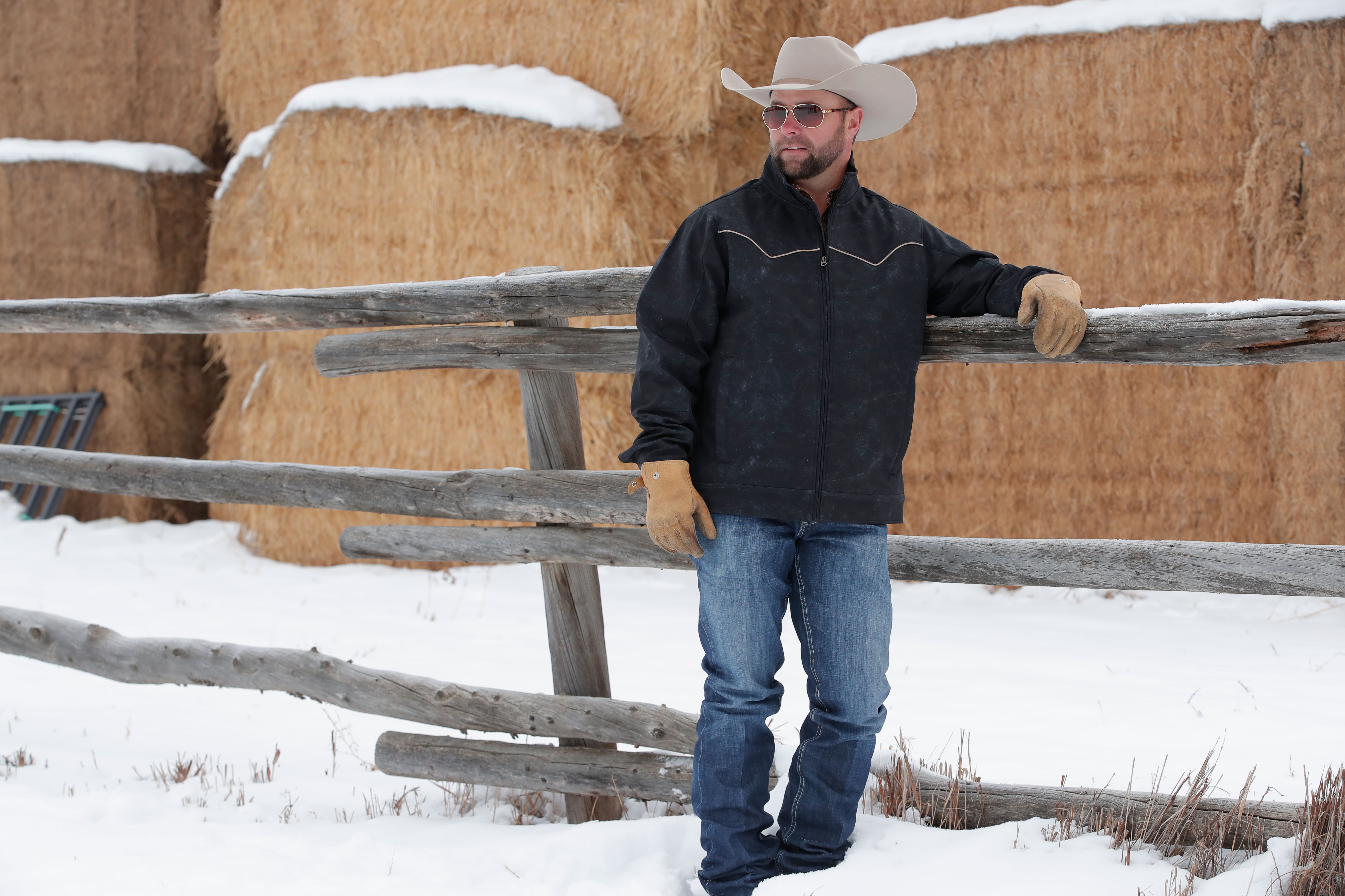 Men's Cinch MWJ1588001 Black Concealed Carry Bonded Jacket *CLOSEOUT*