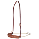 Martin Saddlery NB100RORD Single Rope Noseband with Rope Border and Copper Parachute Spots
