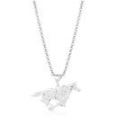 Montana Silversmiths Out West Running Horse Necklace