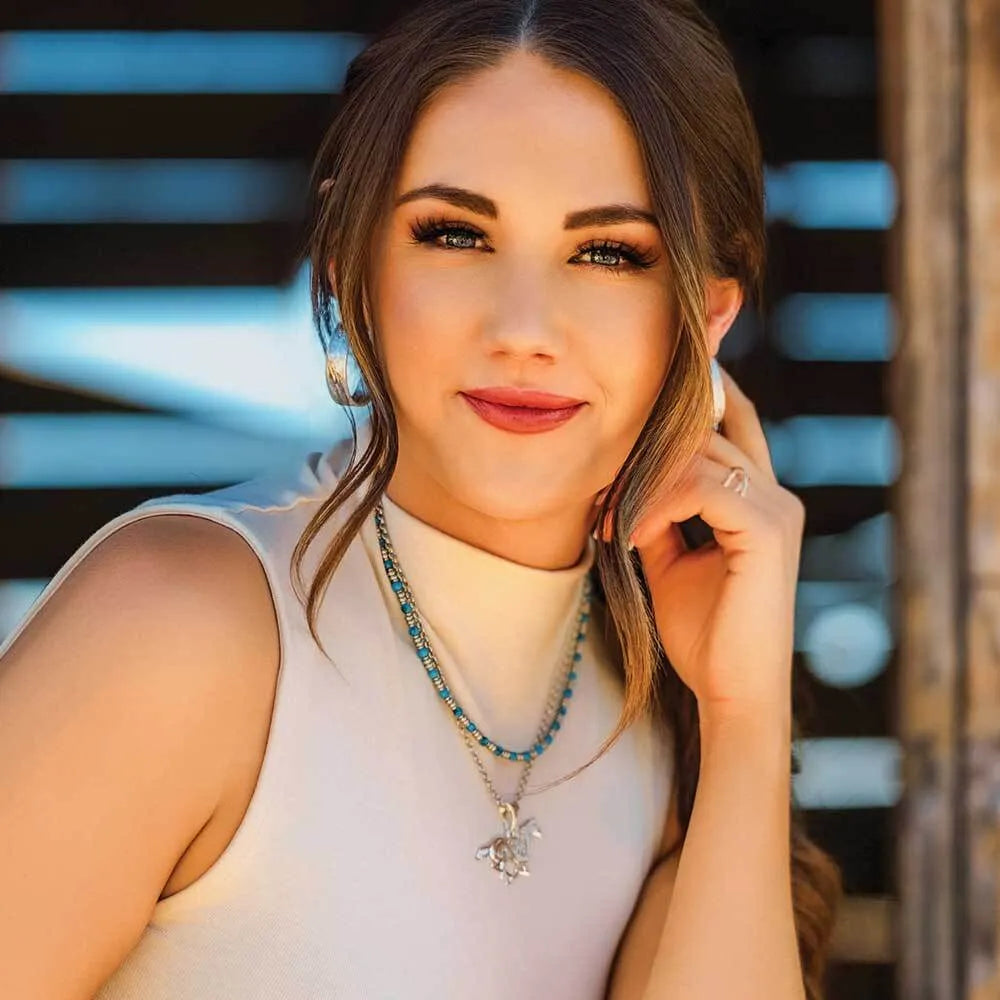 Montana Silversmiths Out West Running Horse Necklace