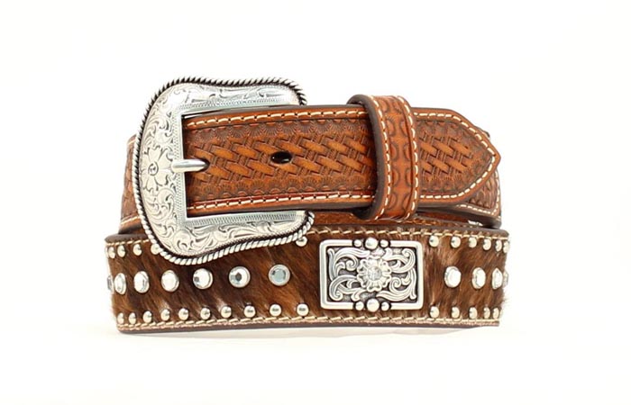 Nocona Boys Calfhair Belt
