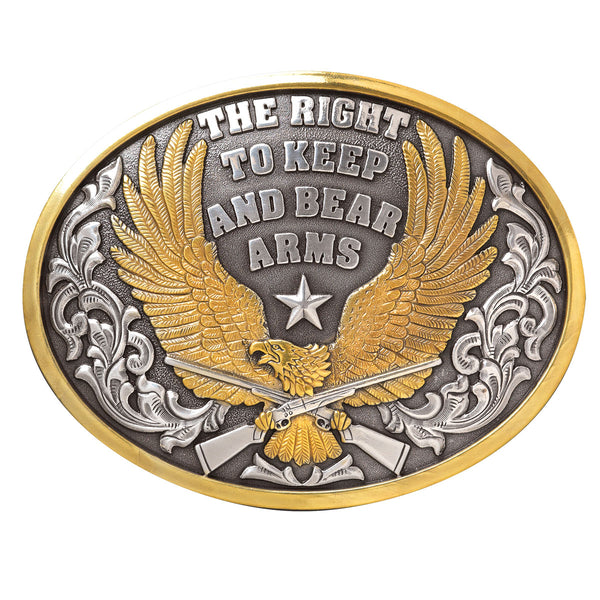 Nocona 37117 Oval Right to Bear Arms Buckle
