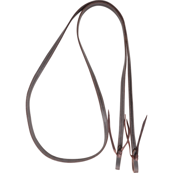 Martin Saddlery RR58LATDSW Heavy Oil Latigo Doubled Stitched Roping Rein 5/8"