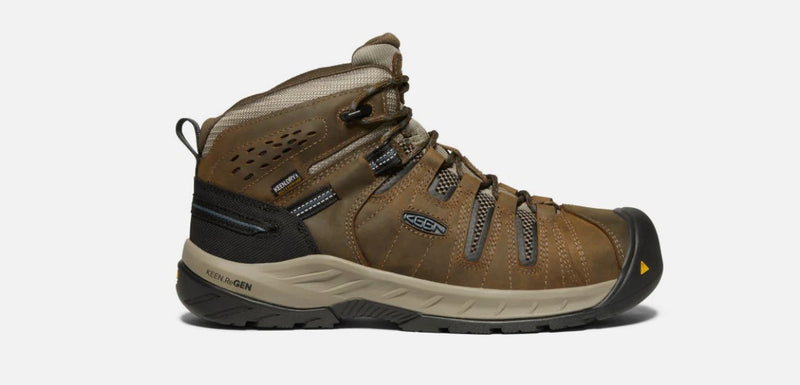 Keen 1023237 Men's 6" Flint II Waterproof Boot (Steel Toe)
