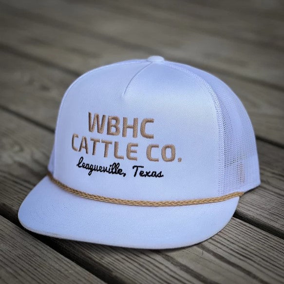 Whiskey Bent Hat Company White Gold Cap