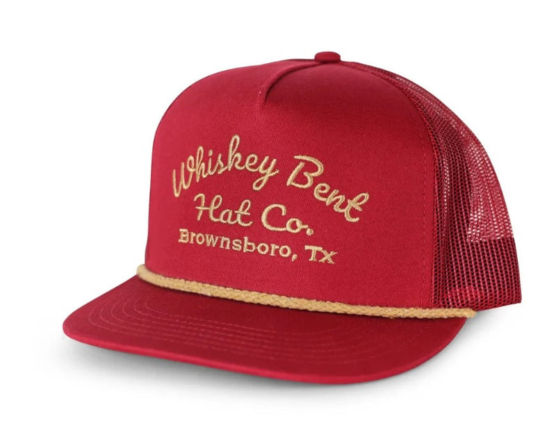 Whiskey Bent Hat Company Sale Barn Cap In Maroon