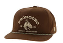 Hooey 2565T-BR Brown Pro Rodeo Snapback Cap