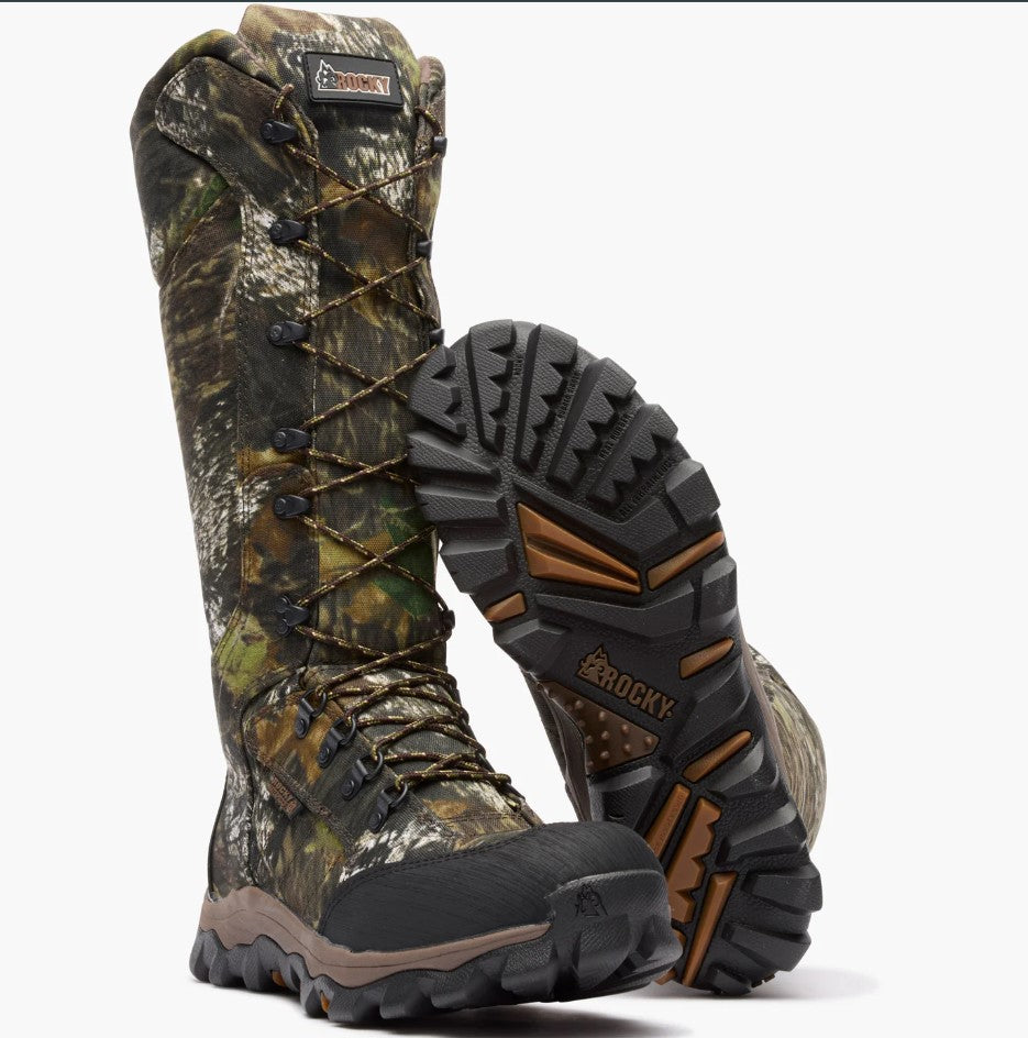 Rocky FQ0007379 Men's 16" Lynx Waterproof Snake Boot In Mossy Oak Break Up