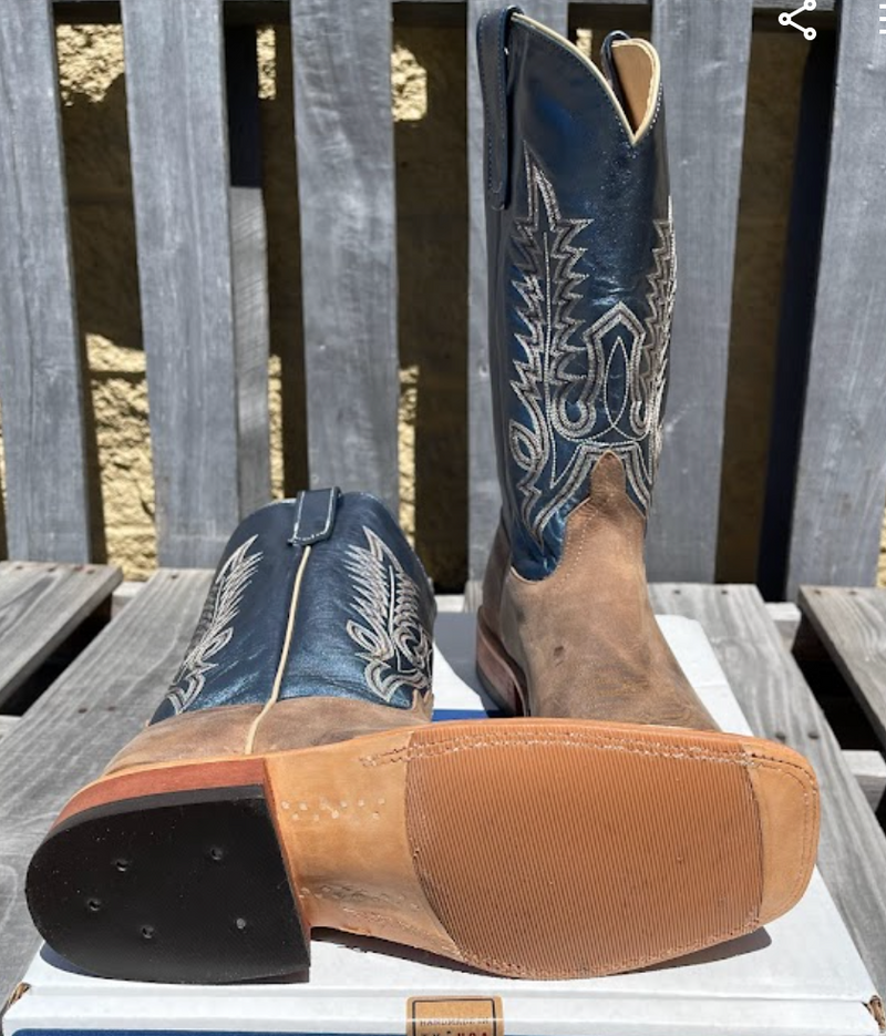 Anderson Bean 323898 12" Sand Angry Elk Wide Square Toe Boots