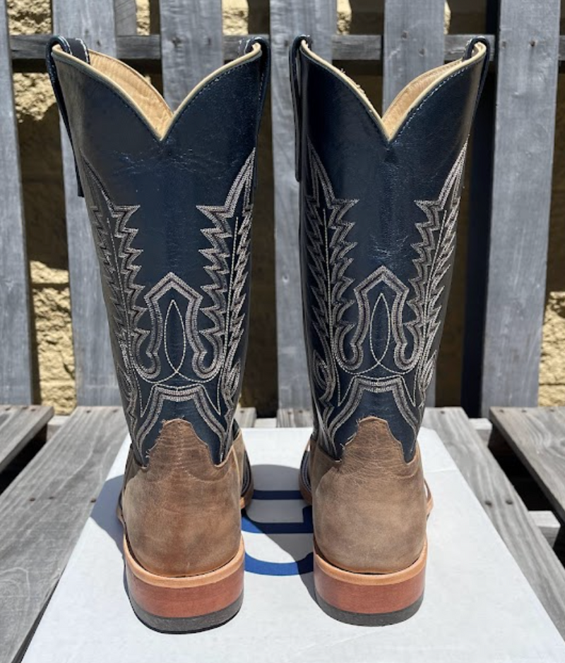 Anderson Bean 323898 12" Sand Angry Elk Wide Square Toe Boots