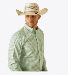 Men's Ariat 10054733 Team Pierson Long Sleeve Classic Fit Shirt