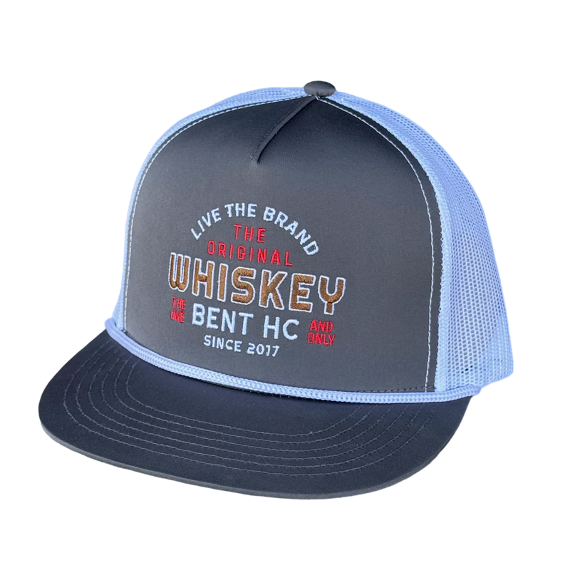 Whiskey Bent Hat Company The Straight Gunmetal Cap
